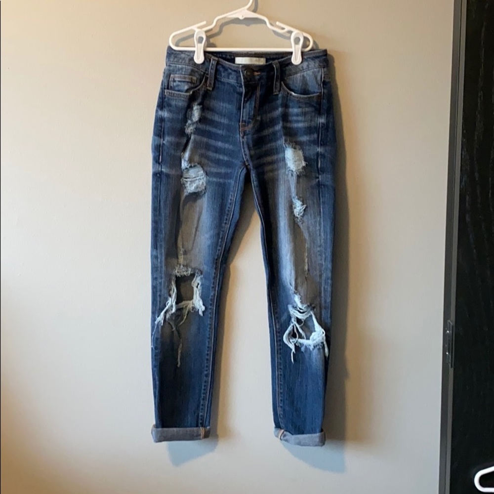 Daytrip lynx ankle straight jeans